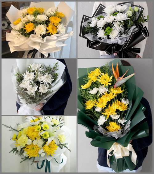 新疆乌鲁木齐市白事花束代送